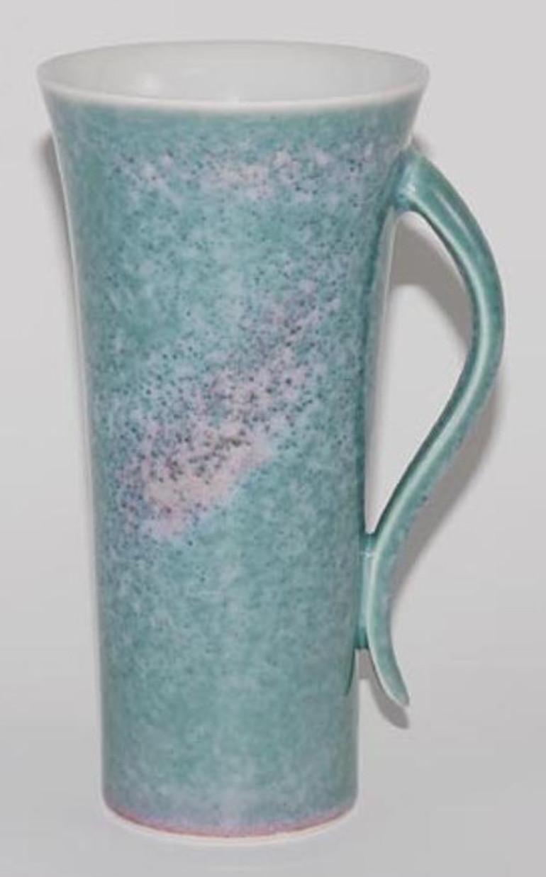 Set of Japanese Contemporary Hand-Glazed Porcelain Mug Cups by Master Artist 6
