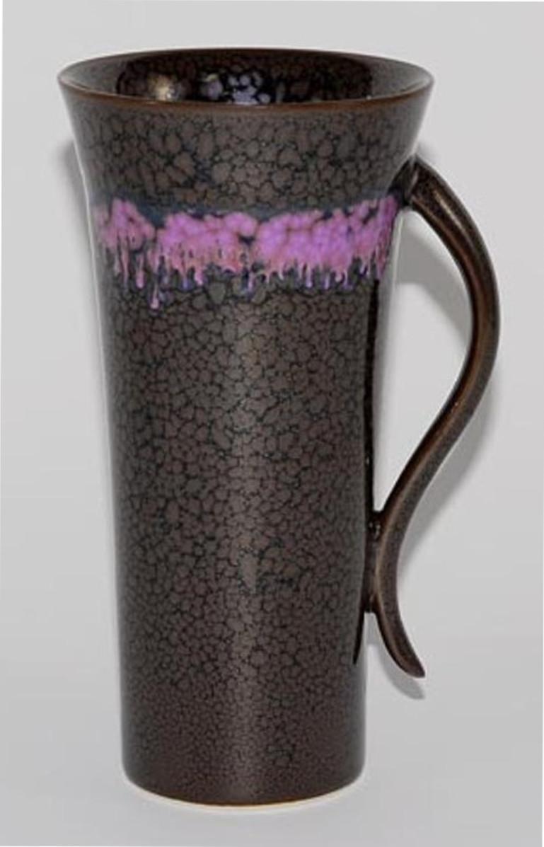 Set of Japanese Contemporary Hand-Glazed Porcelain Mug Cups by Master Artist 5