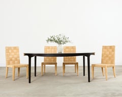 Satz John Hutton für Donghia Block Island Cane Dining Chairs