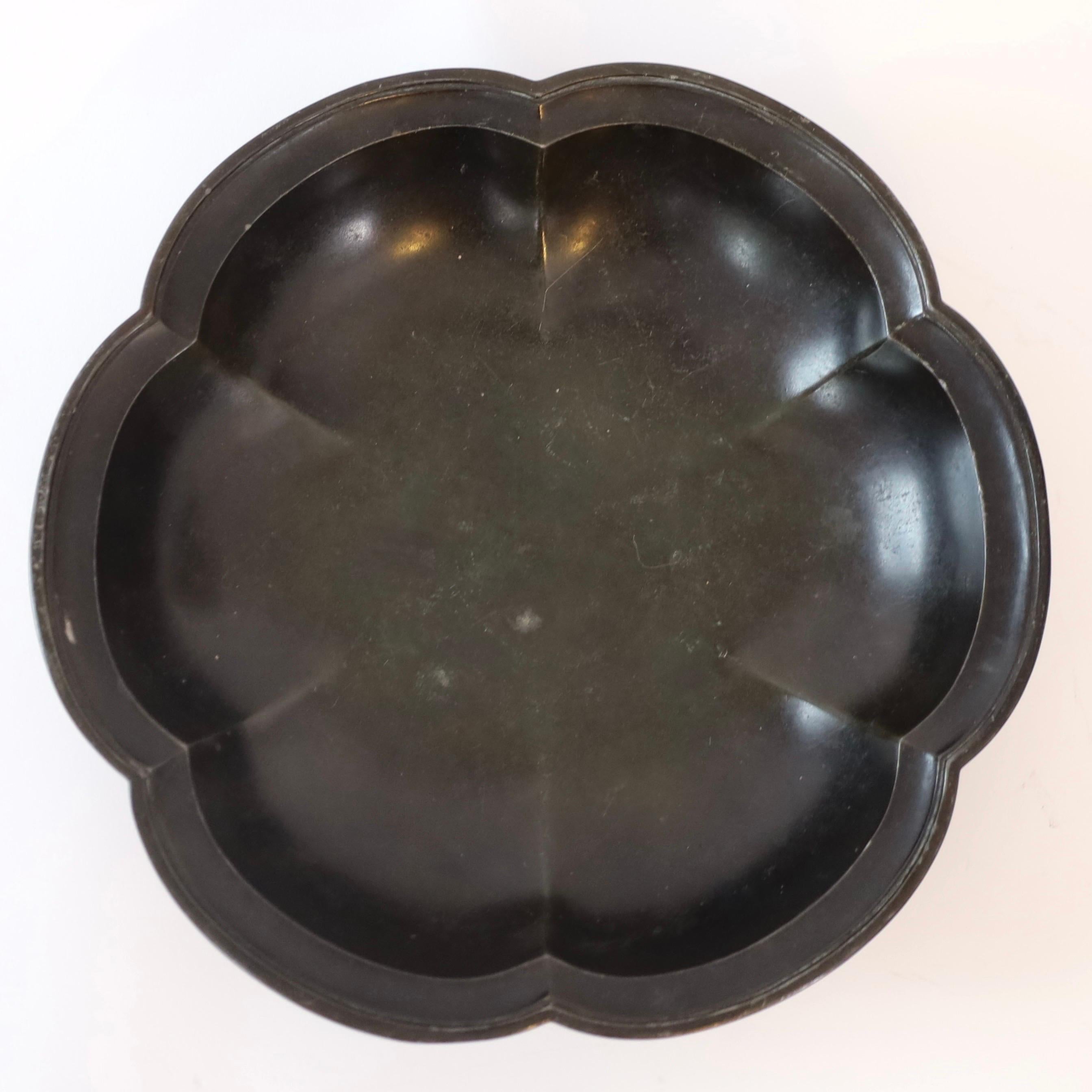 Ensemble de bols Art déco Just Andersen, années 1930, Danemark en vente 1