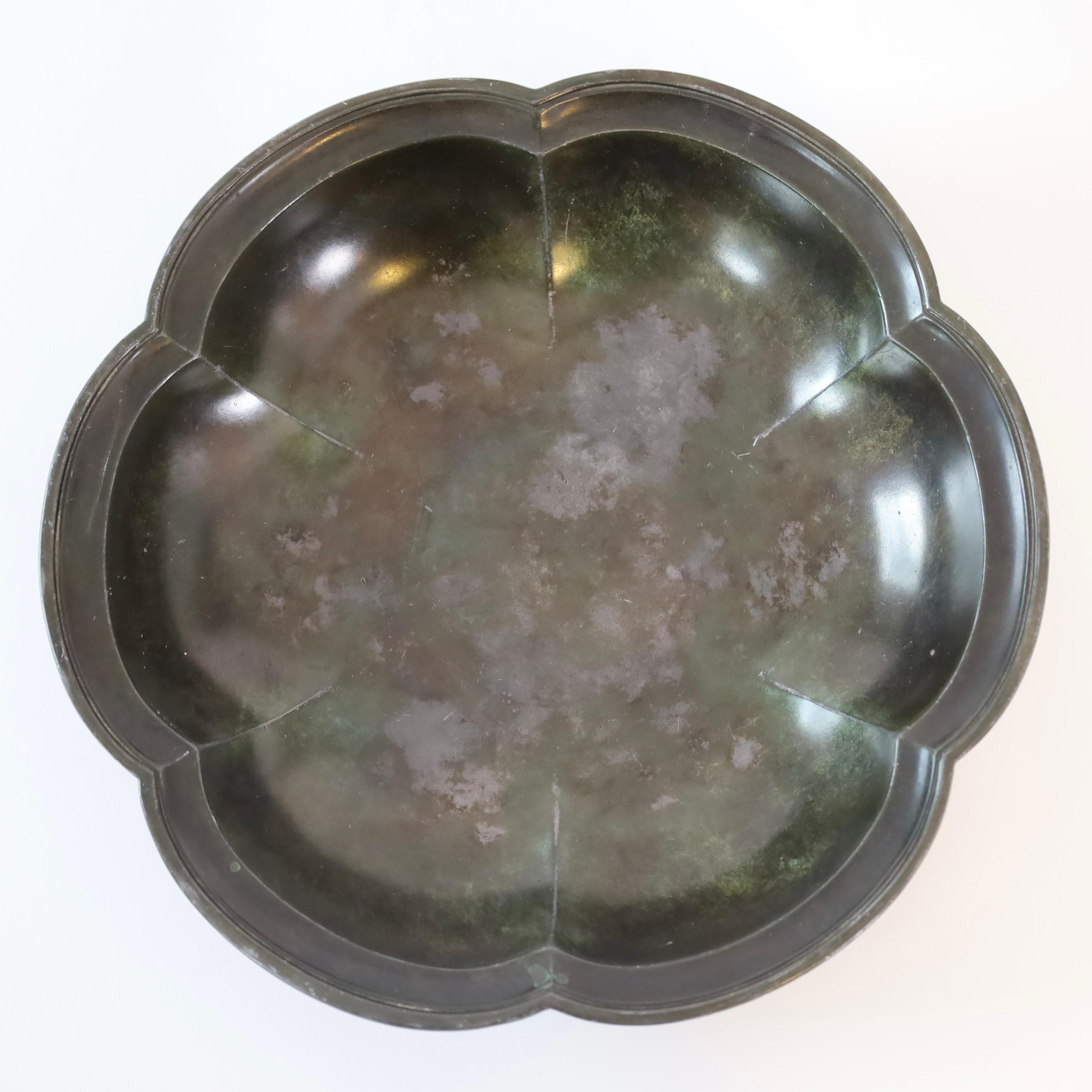 Ensemble de bols Art déco Just Andersen, années 1930, Danemark en vente 2