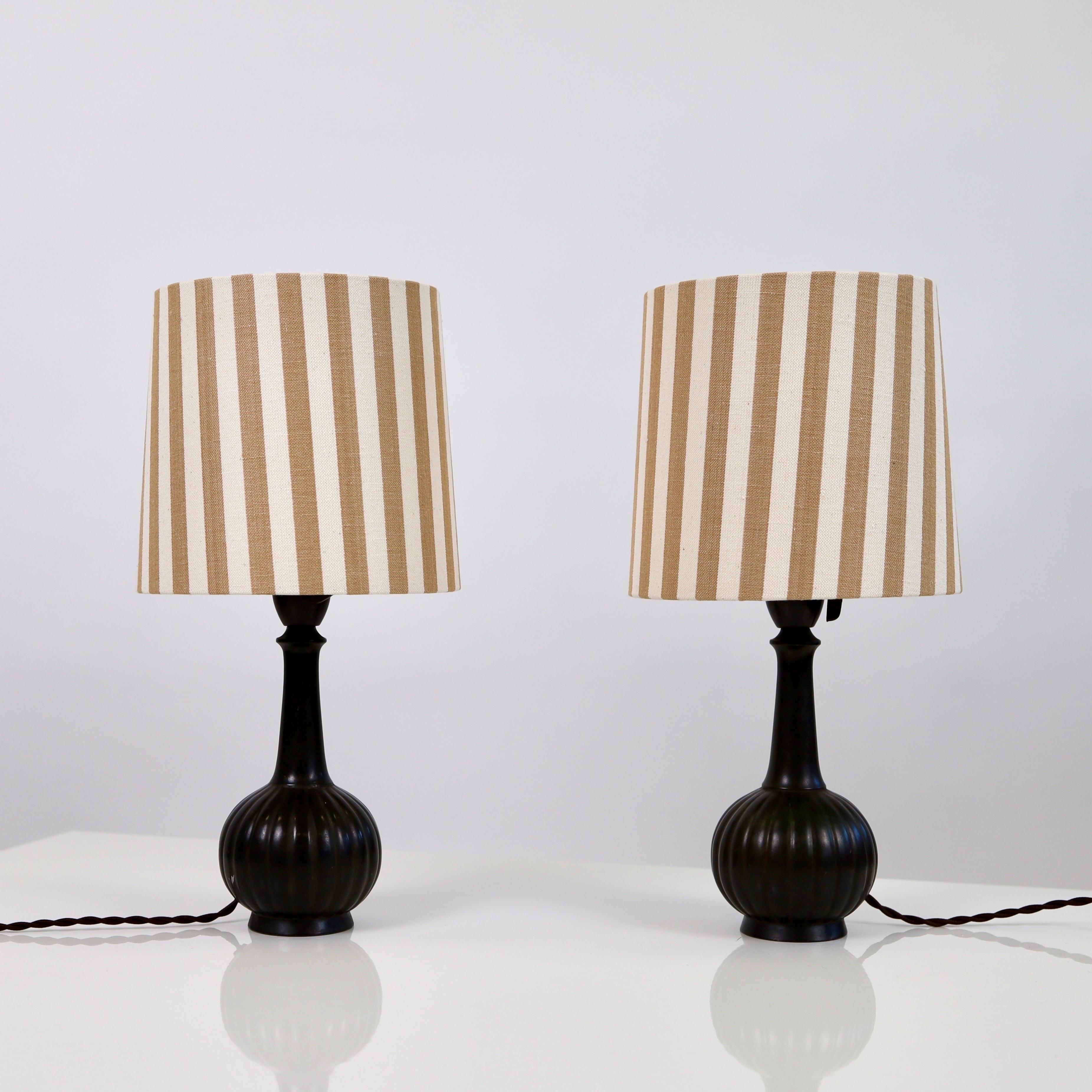 Early 20th Century Set of Just Andersen Desk Lamps, 1920s, Denmark