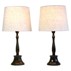 Satz von Just Andersen-Schreibtischlampen, 1920er-Jahre, Dänemark