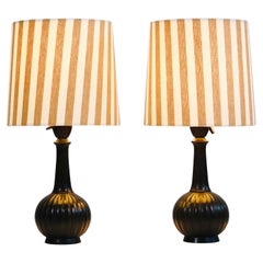 Satz von Just Andersen-Schreibtischlampen, 1920er-Jahre, Dänemark