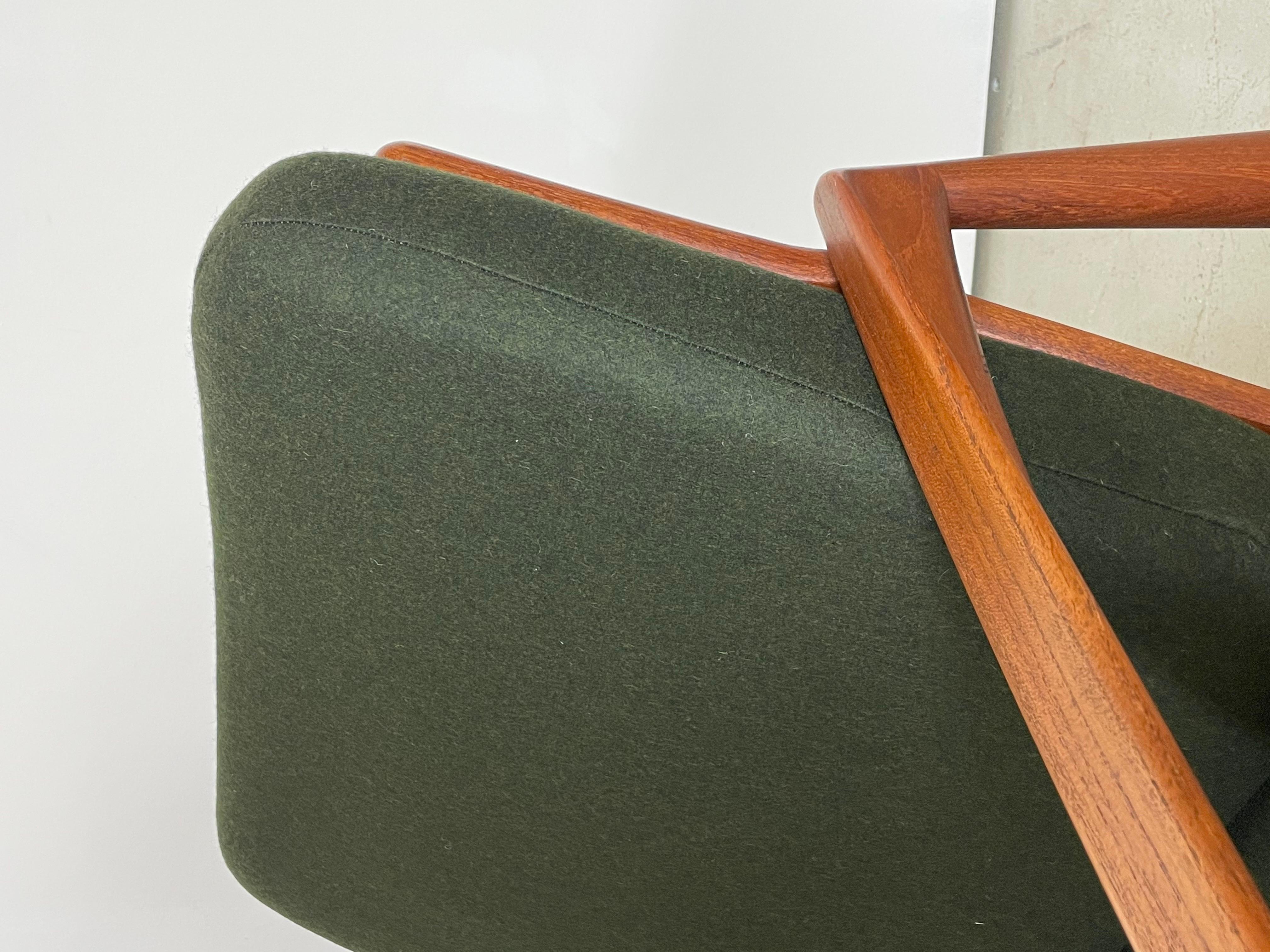 Satz von Kai Kristiansen Papiermesser- Easy Chairs 1950er Jahre Dänemark  (Skandinavische Moderne) im Angebot