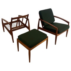 Set of Kai Kristiansen Paper Knife Easy Chairs 1950s Denmark