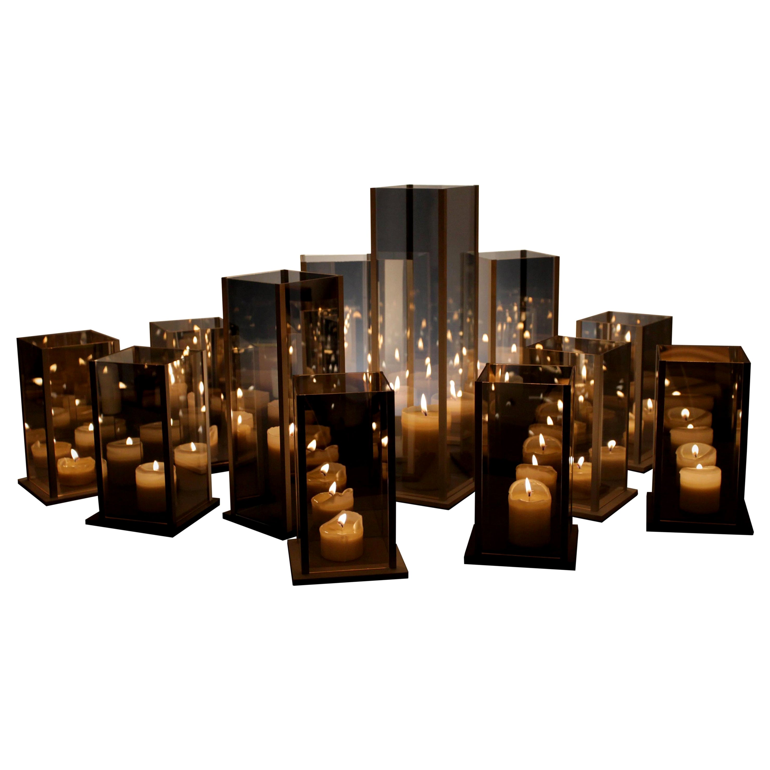 Set of Kaleido12, Candleholders by Arturo Erbsman For Sale