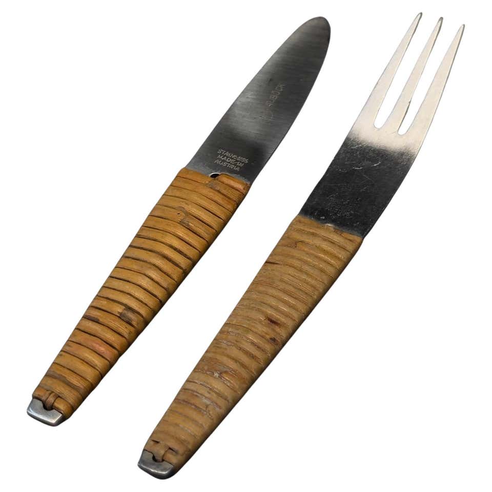 Carl Aubock emaillierter Topf mit Deckel von Riess, Orange, Weiß, Grün ...