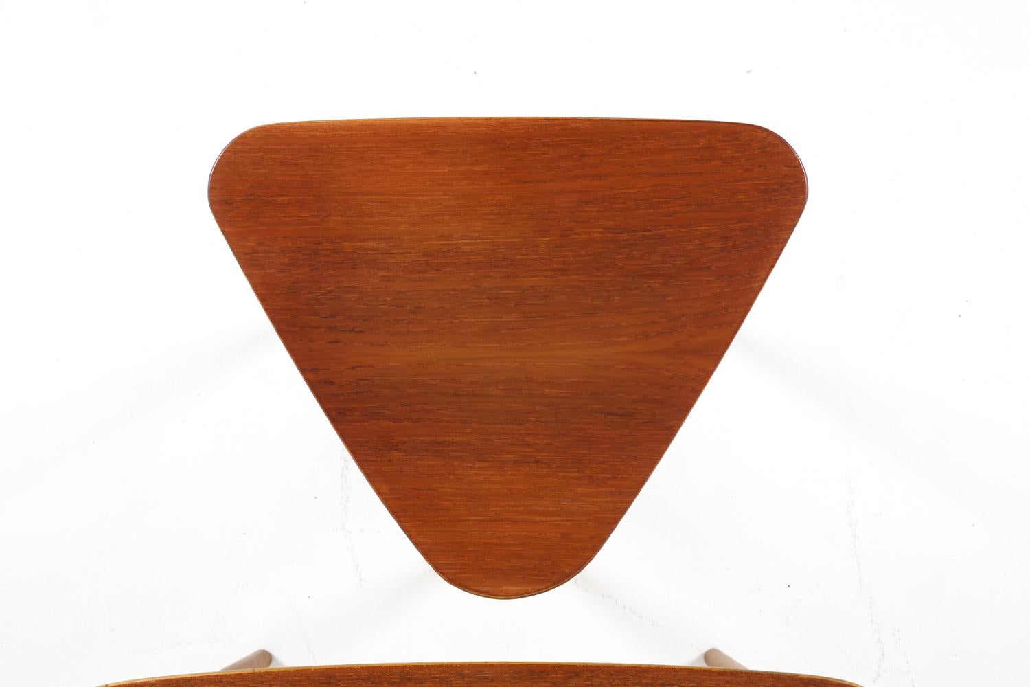 Set of Kurt Østervig Danish Teak Nesting Tables, Circa 1960s For Sale 4