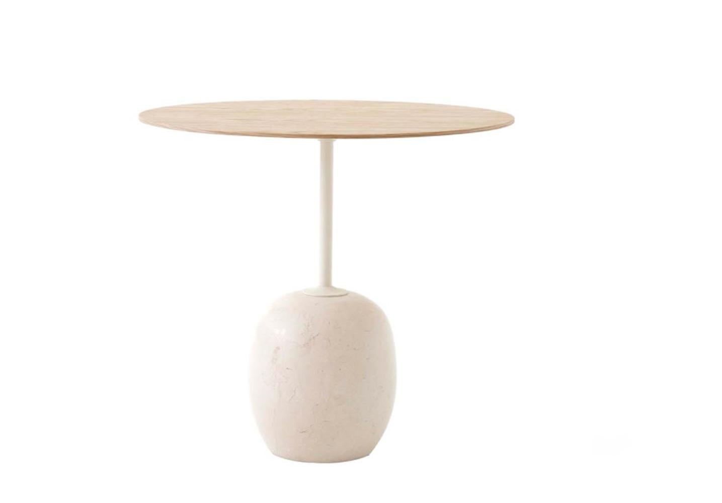 Marbre Ensemble de tables d'appoint Lato en chêne laqué et marbre par Luca Nichetto pour & Tradition en vente