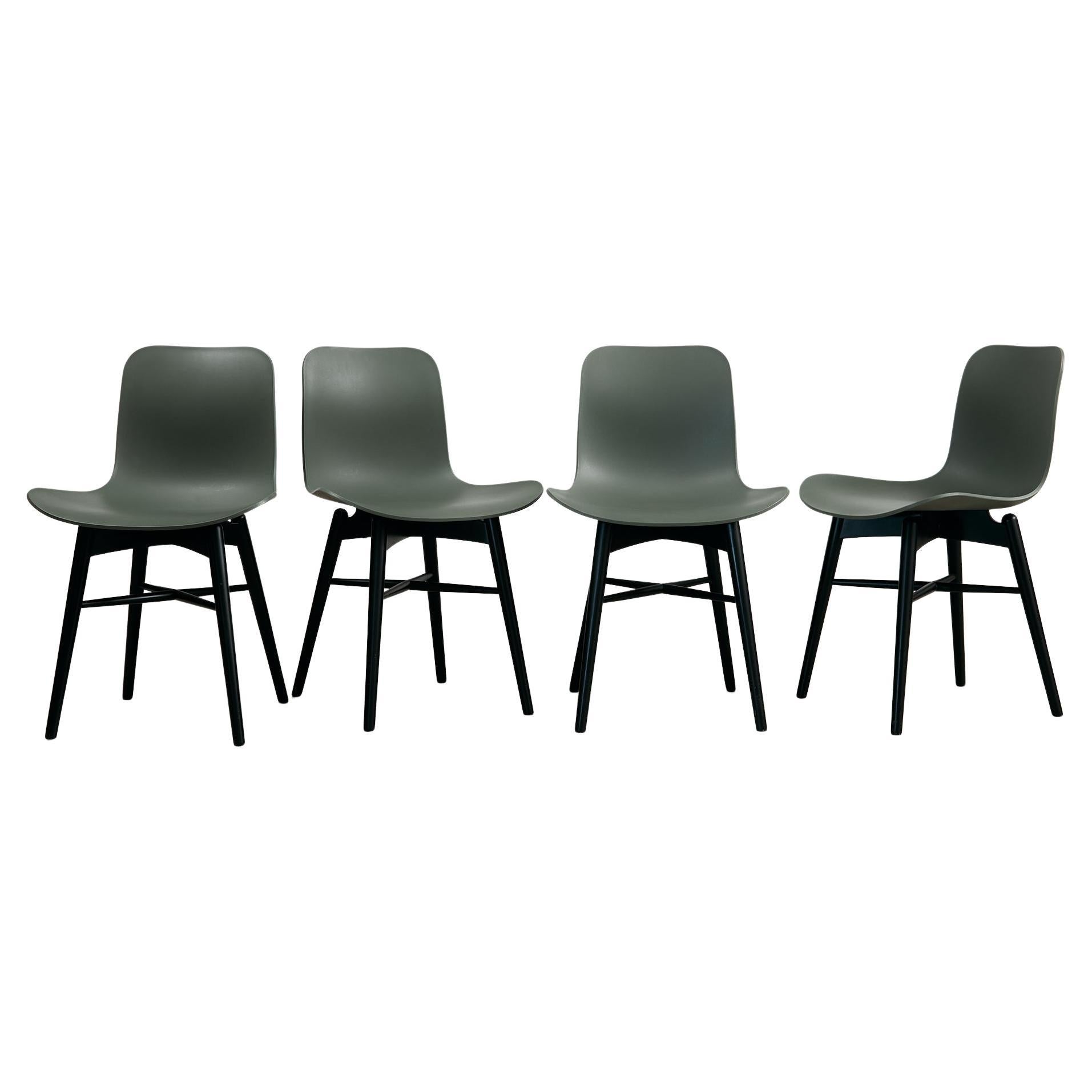Ensemble de chaises "Langue" de Rune Krøjgaard, Knut Bendik Humlevik pour Norr11, 2011 en vente