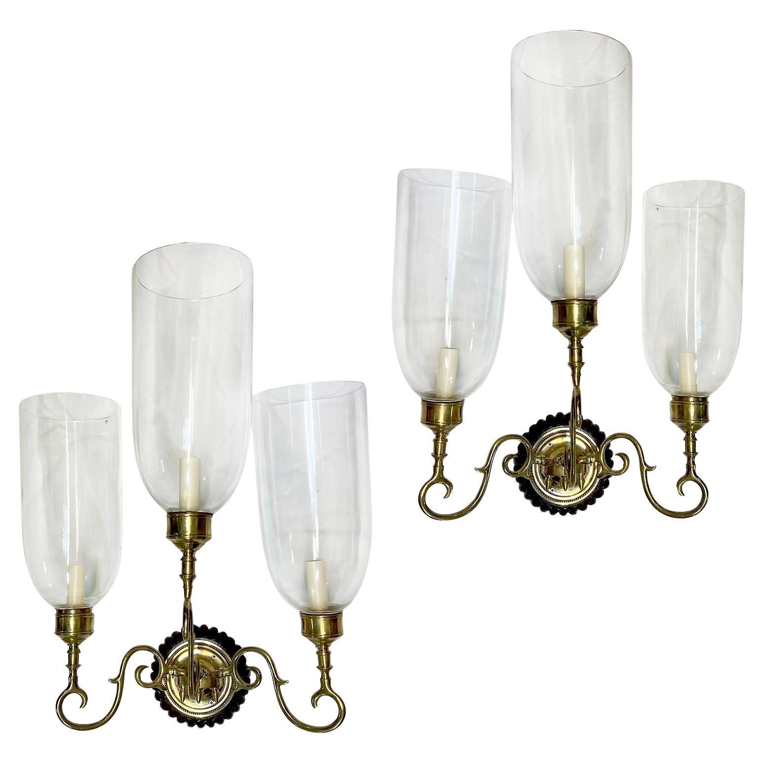Pair of Large Anglo-Indian Sconces For Sale