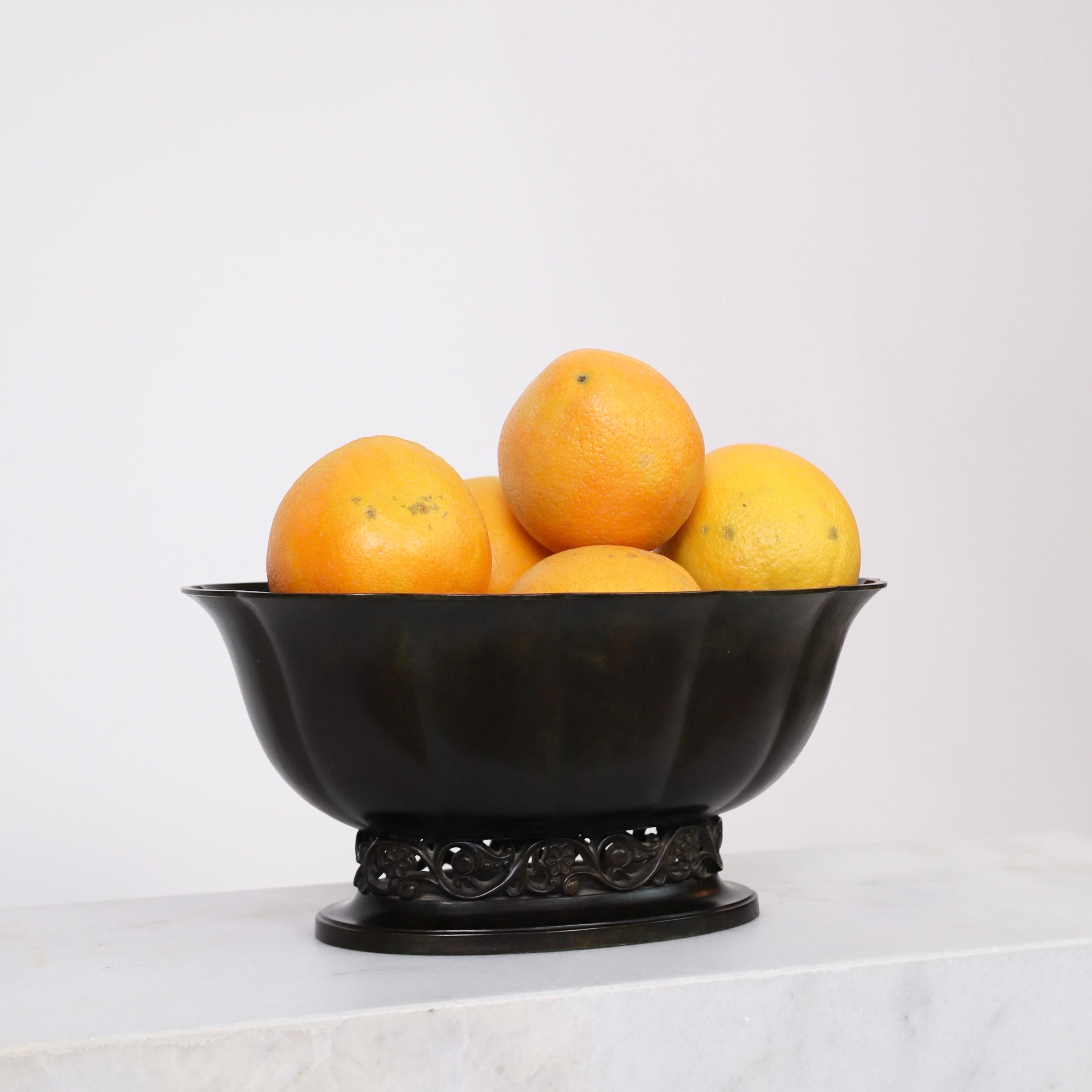 Ensemble de grandes jardinières Art Déco par Just Andersen, années 1920, Danemark en vente 3