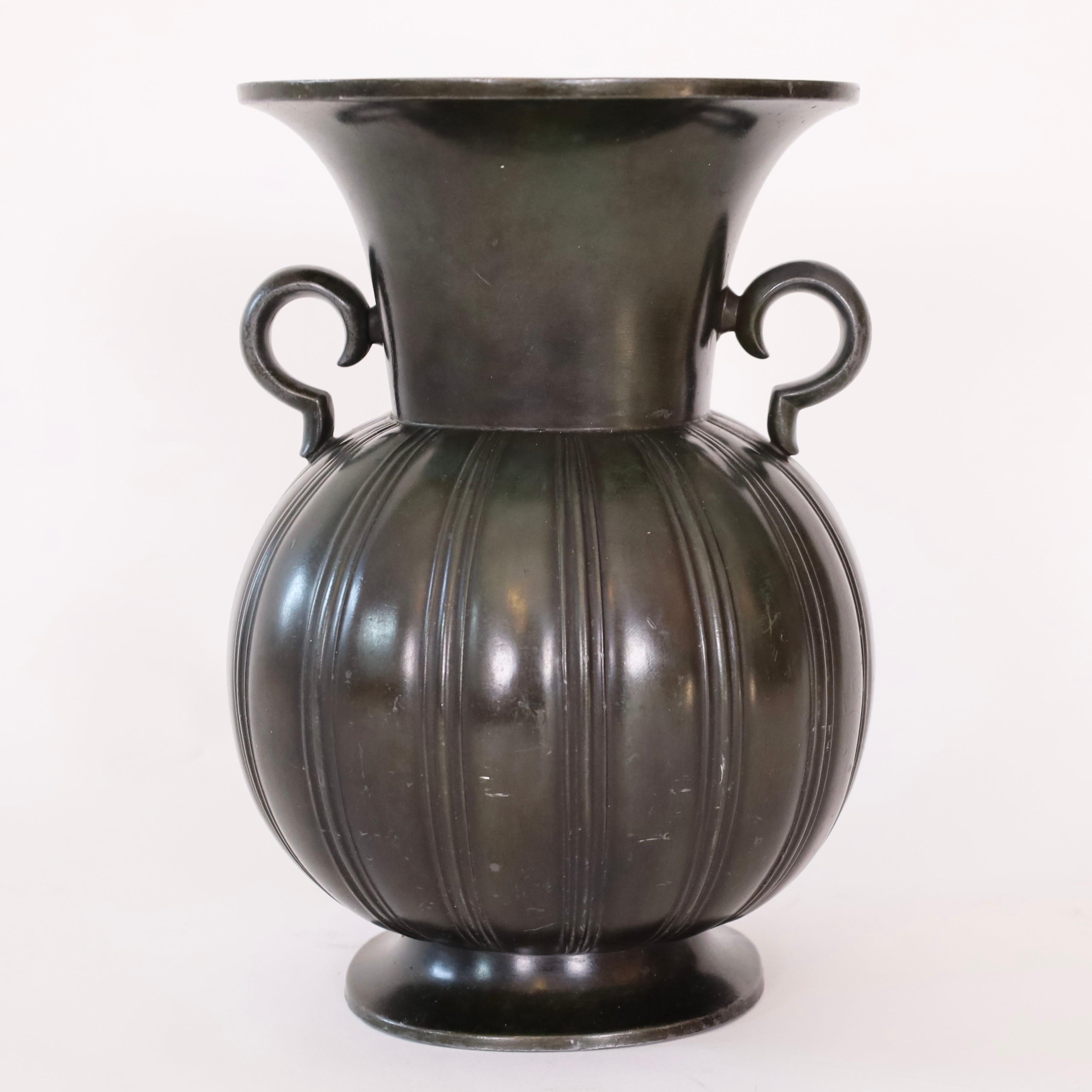 Set of large Art Deco vases by Just Andersen, 1930s, Denmark For Sale 5