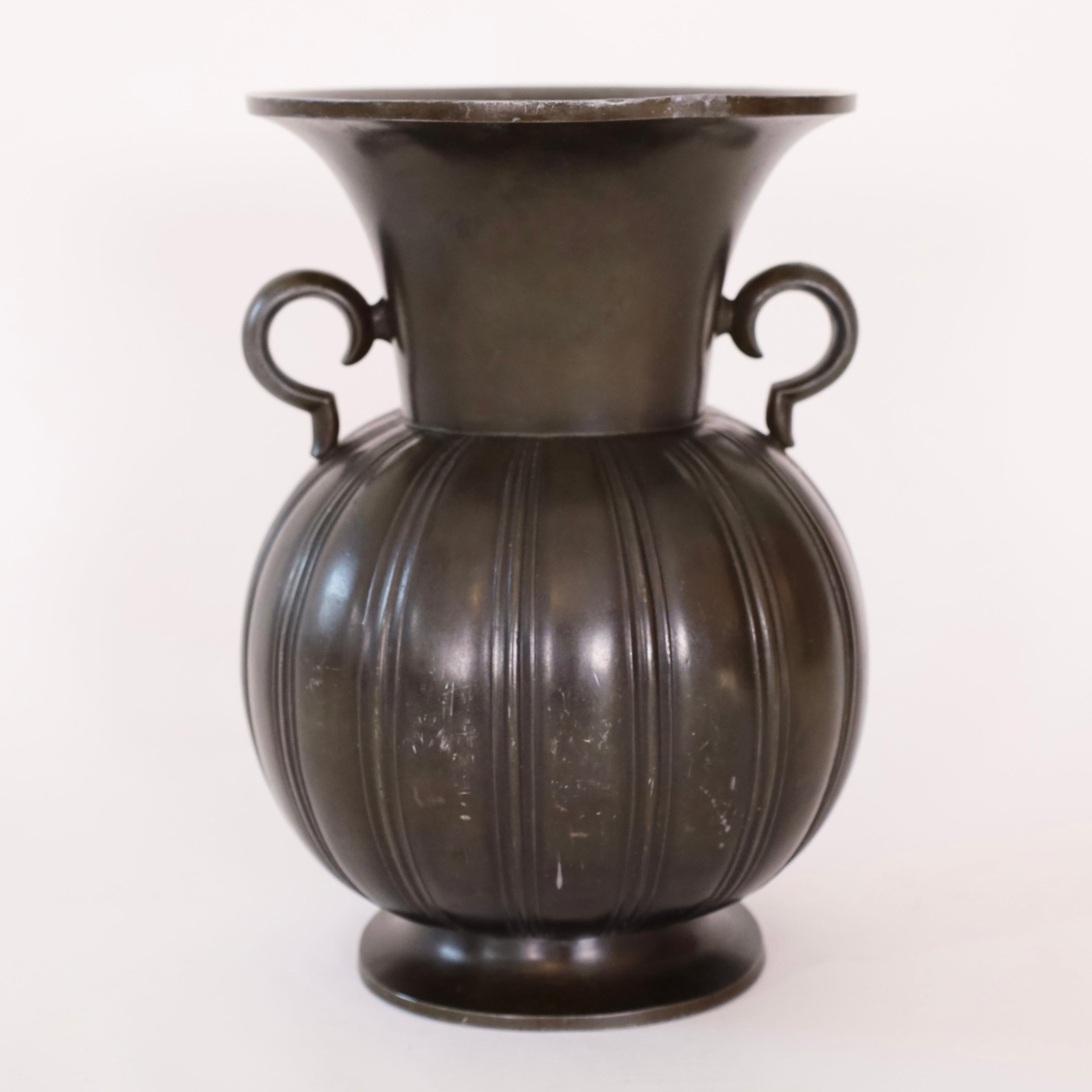Set of large Art Deco vases by Just Andersen, 1930s, Denmark For Sale 6