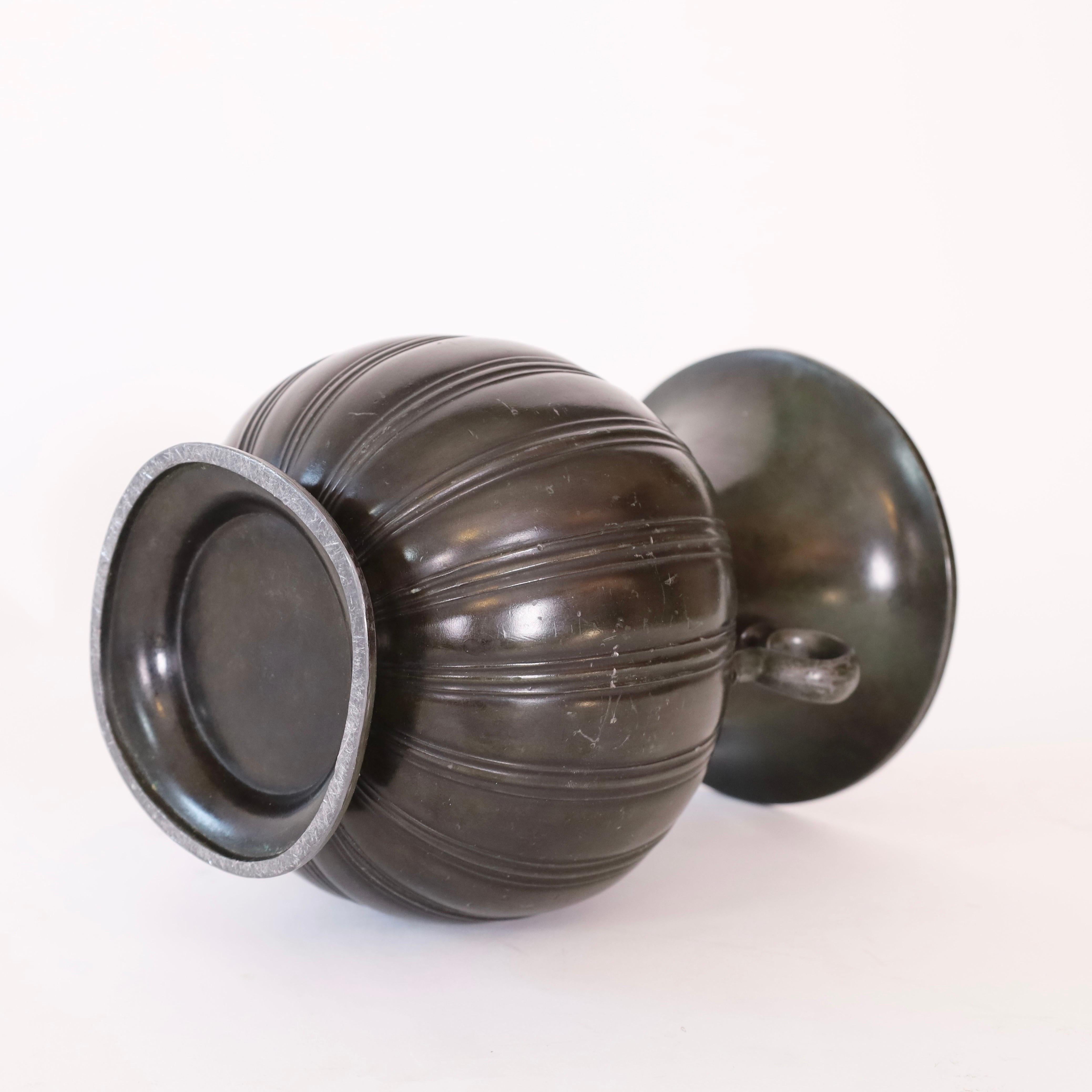 Set of large Art Deco vases by Just Andersen, 1930s, Denmark For Sale 7