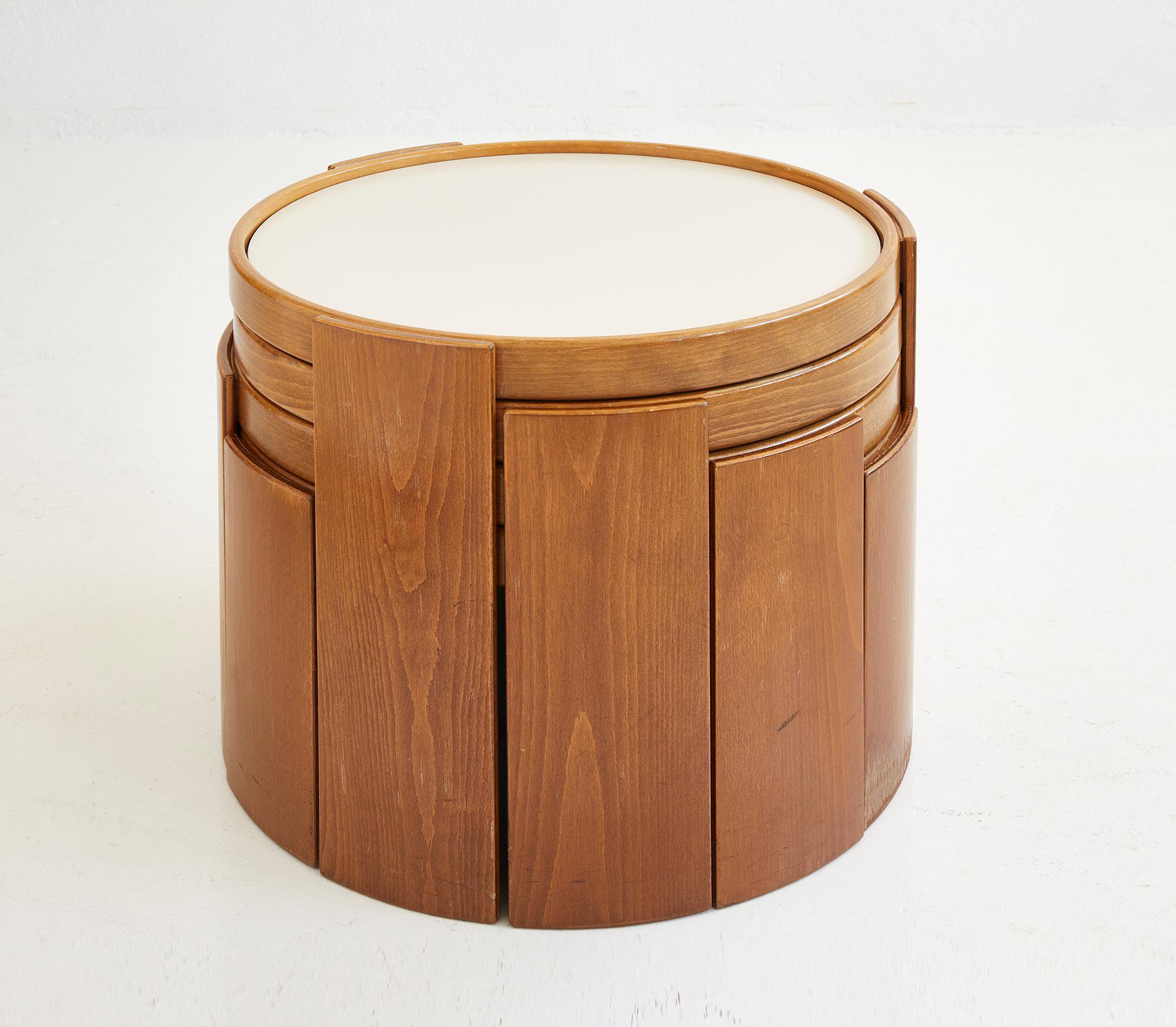 Milieu du XXe siècle Ensemble de grandes tables basses modèle 783 de Gianfranco Frattini , Ed. Cassina 1966 en vente