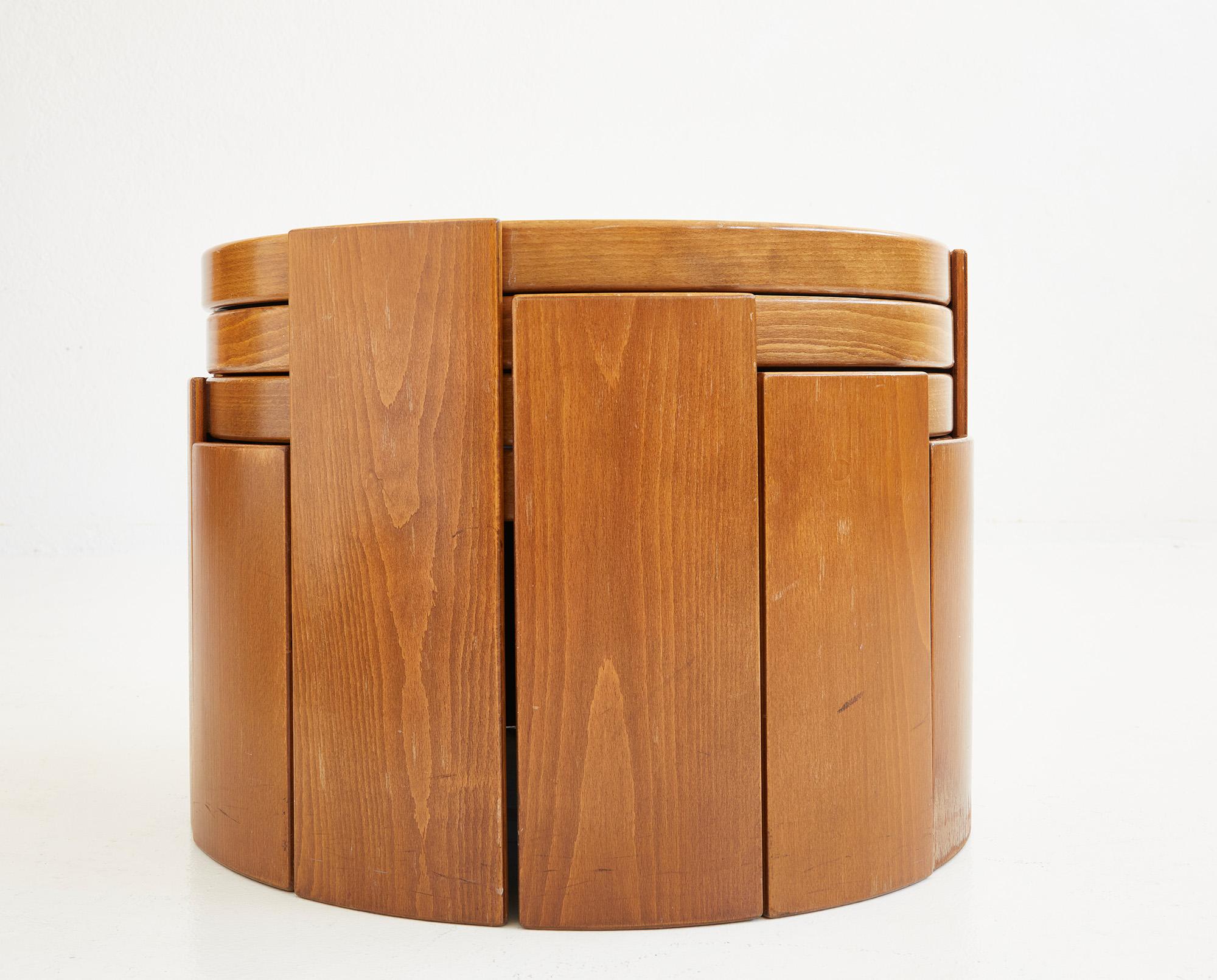 Ensemble de grandes tables basses modèle 783 de Gianfranco Frattini , Ed. Cassina 1966 en vente 1