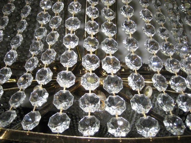 Set of Large Crystal Chandeliers, Sold Individually For Sale 4