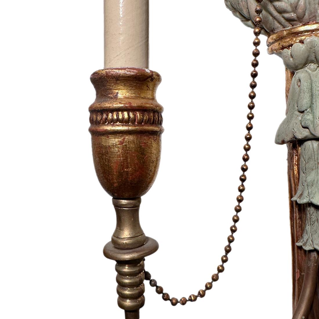 Mid-20th Century Set of Large Empire Eagle Sconces, Sold in Pairs For Sale