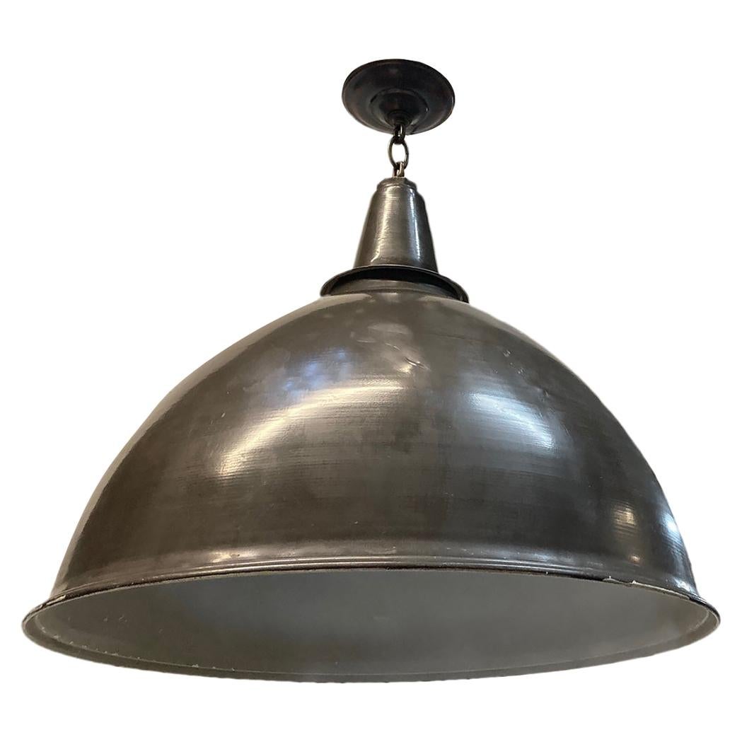 Set of Large English Industrial Lights, Sold Individually For Sale