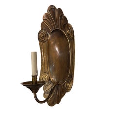 Set of Large Italian Hammered Sconces, Sold per Pair