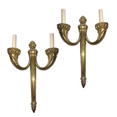 Set di grandi lampade neoclassiche, vendute in coppia