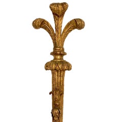 Set of Large Neoclassic Style Giltwood Sconces, Sold Per Pair
