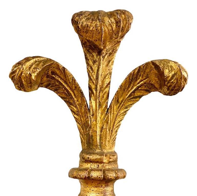 Set of Large Neoclassic Style Giltwood Sconces, Sold Per Pair In Good Condition For Sale In New York, NY