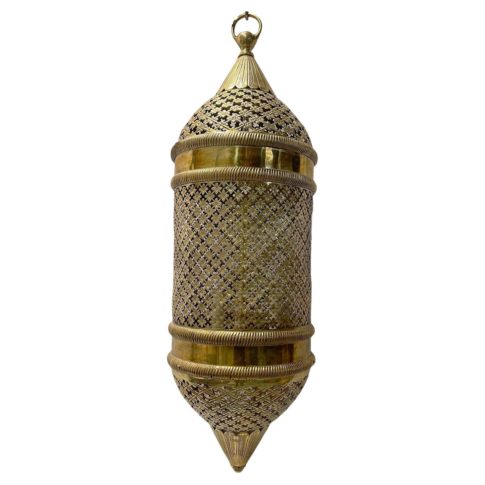 Set of Large Pierced Moroccan Lanterns, Sold Individually For Sale