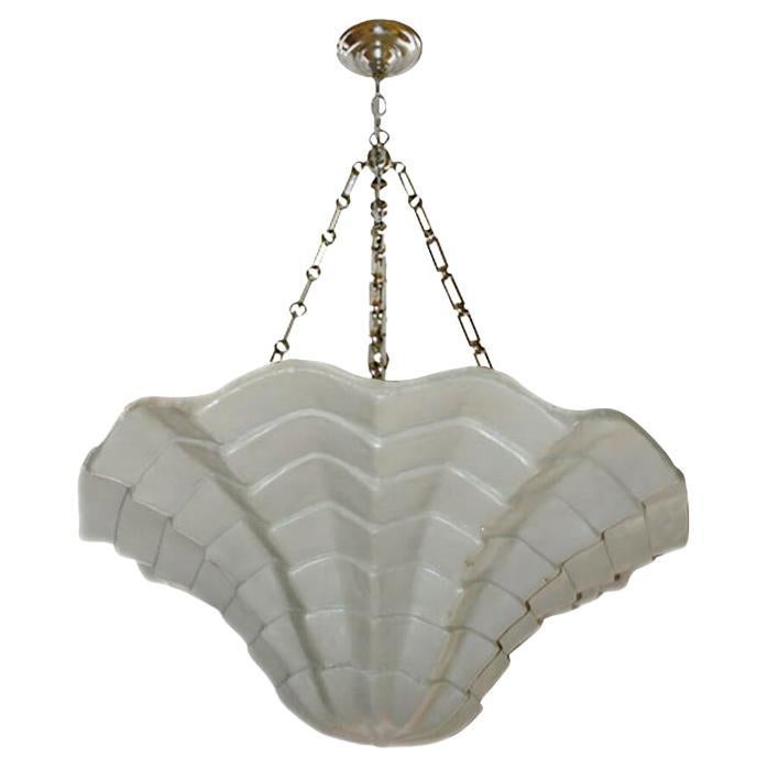 Set of Large Shell Shaped Plaster Fixtures, Sold individually