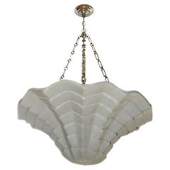 Set of Large Shell Shaped Plaster Fixtures, Sold individually