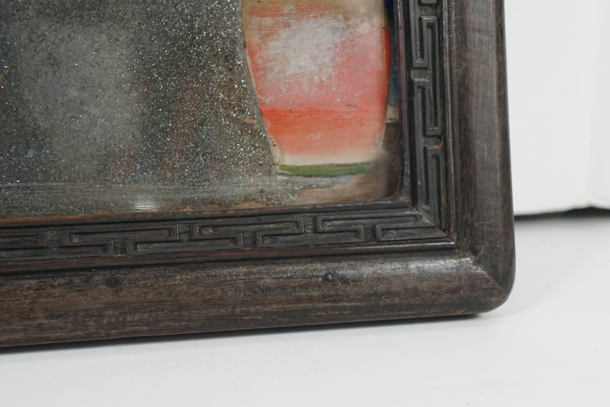 Set of Late 18th-Early 19th Century Chinese Reverse Paintings on Glass 5
