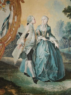 Set of Late 18th to Early 19th Century Four English Wall Hangings