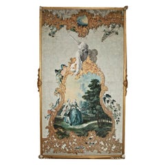 Set of Late 18th to Early 19th Century Four English Wall Hangings 