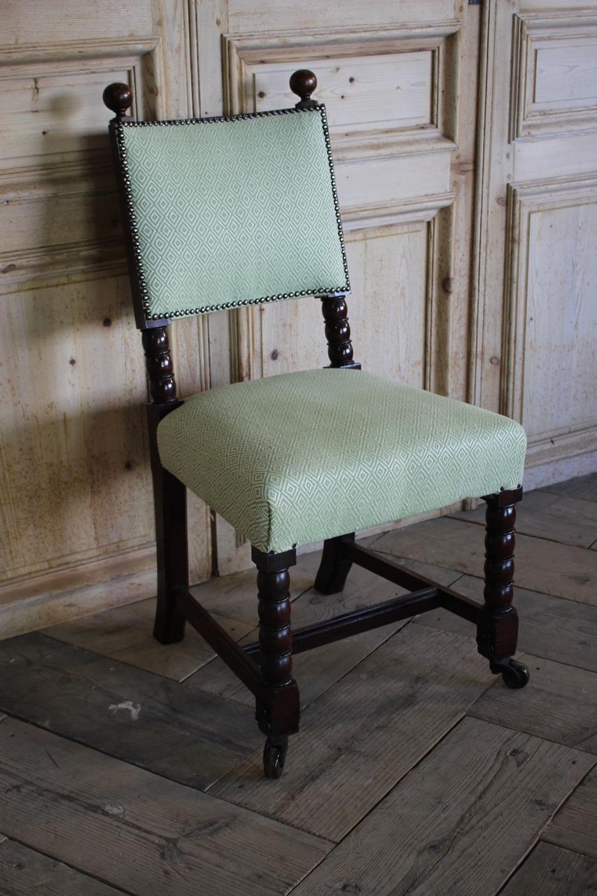 Set of Late 19th Century English Occasional / Dining Chairs 4
