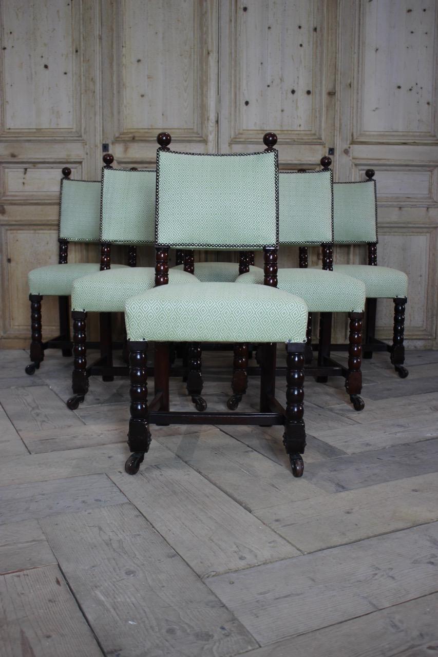 Set of Late 19th Century English Occasional / Dining Chairs 5