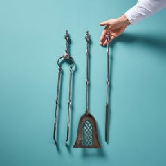 Set of Late Georgian Steel Fire Tools