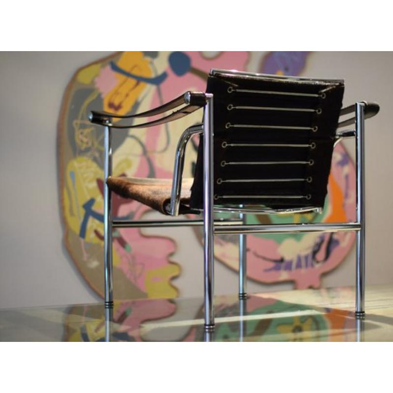 Italiano Set di poltrone in pelle LC1 di Le Corbusier per Cassina, 1966 in vendita
