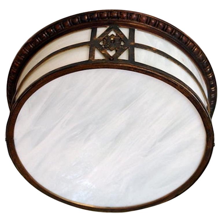 Unique, Vibrant Hungarian Chunk Leaded Glass Globe at 1stDibs