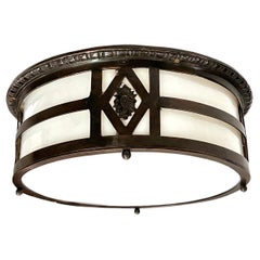 Set of Leaded Glass Pendant Lights Fixtures, Sold Individually