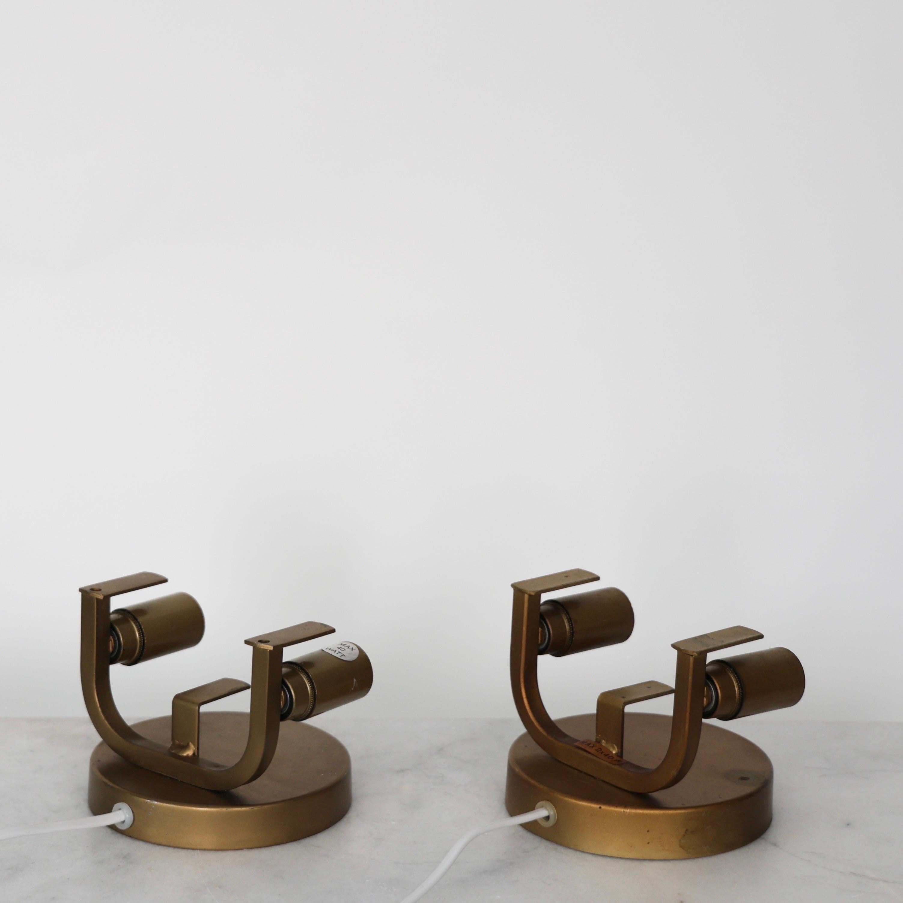Ensemble d'appliques en laiton en forme de feuilles par Svend Aage I Holm Sorensen, 1960, Danemark en vente 6