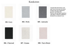 Set of Little Petra in Walnut & All Colors Karakorum 'Customer's Choice' for&T