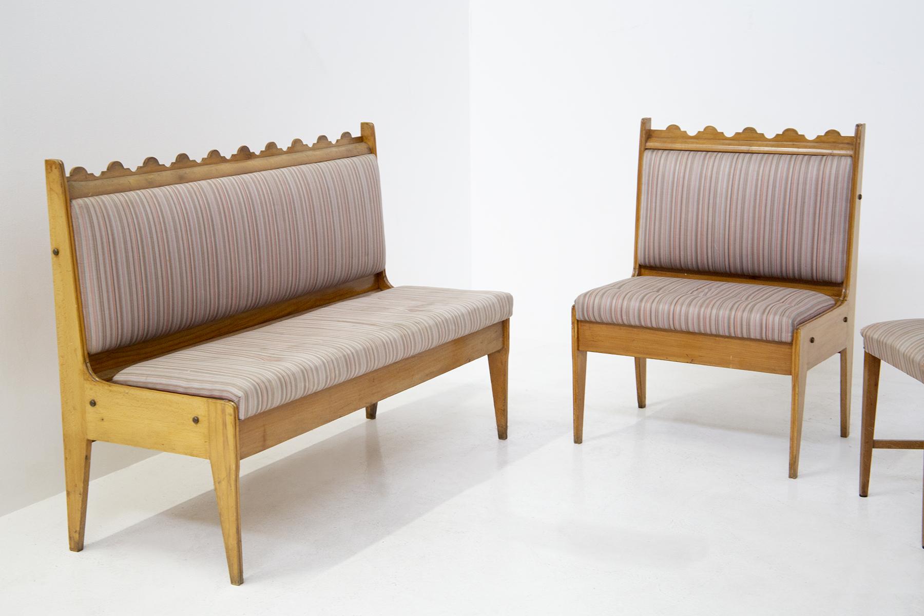 Set of Living Room Seats by Paolo Buffa 3