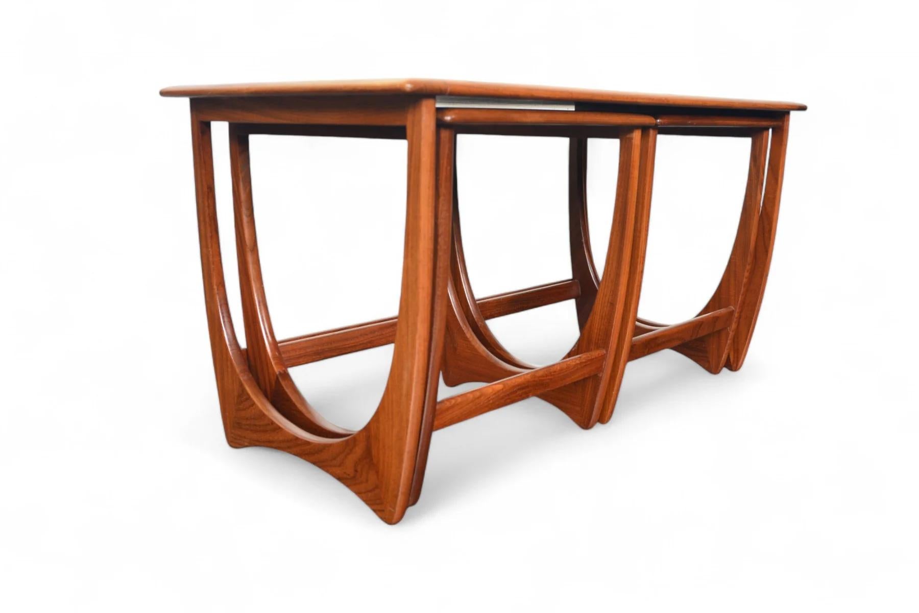 Set of Long G Plan Astro Nesting Tables #2 For Sale 5