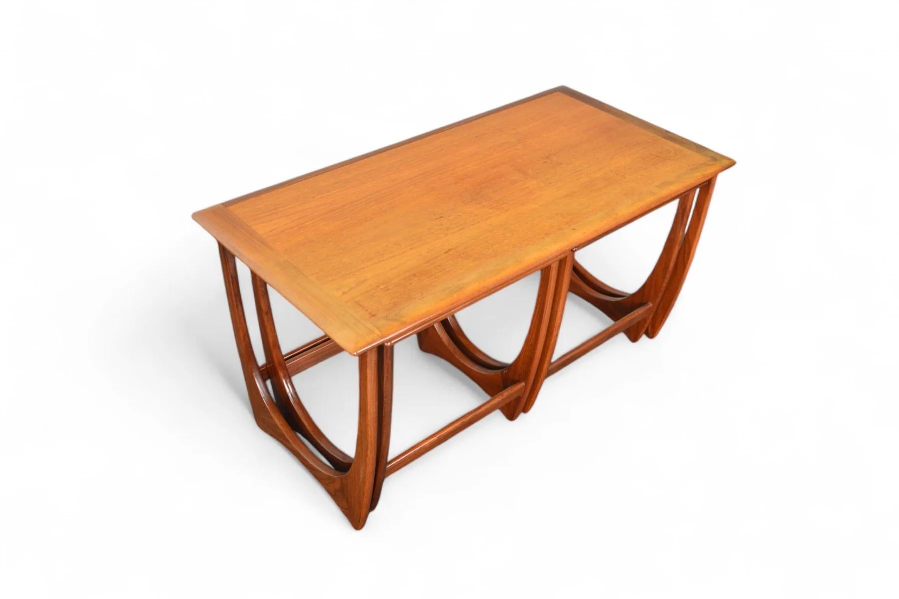 Set of Long G Plan Astro Nesting Tables #2 For Sale 6