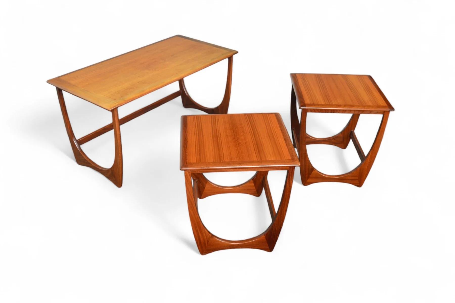 20th Century Set of Long G Plan Astro Nesting Tables #2 For Sale