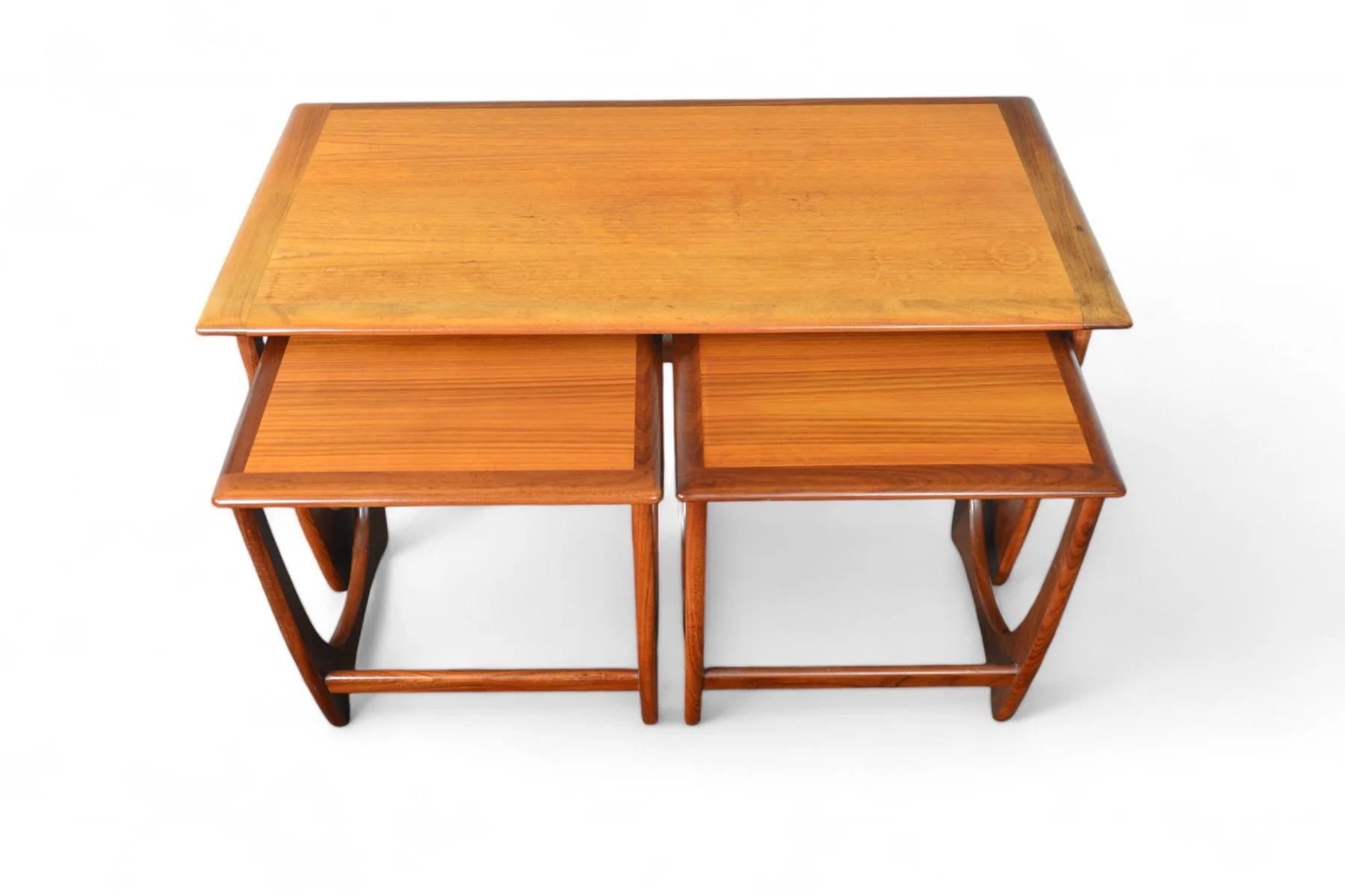 Set of Long G Plan Astro Nesting Tables #2 For Sale 1