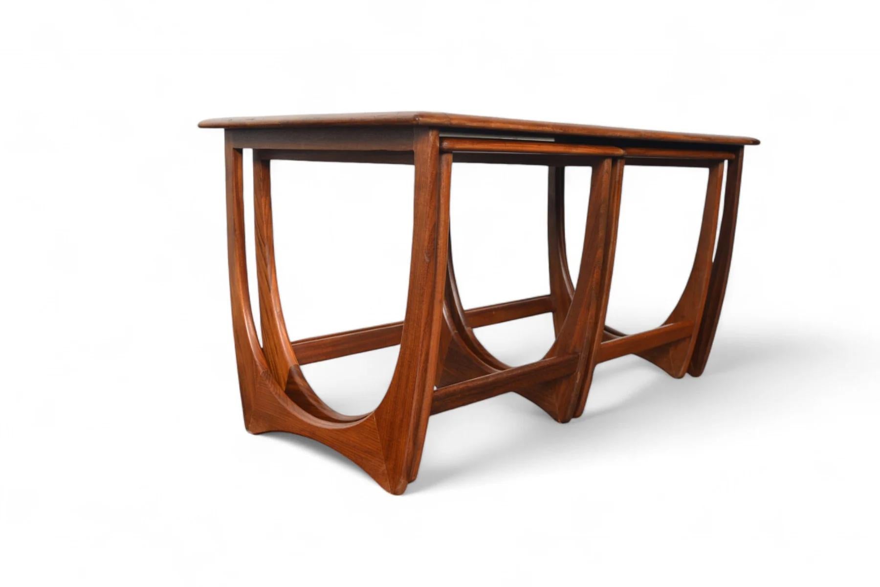 Set of Long G Plan Astro Nesting Tables #3 For Sale 2