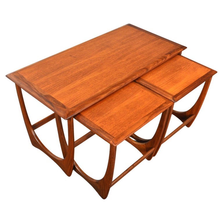 Set of Long G Plan Astro Nesting Tables in Teak 1 For Sale at 1stDibs